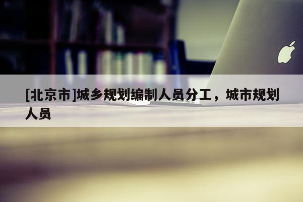 [北京市]城乡规划编制人员分工，城市规划人员