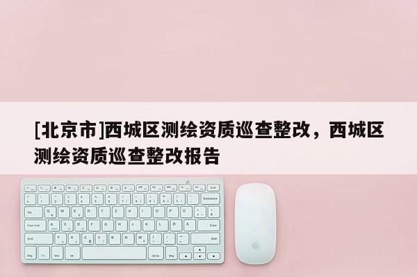 [北京市]西城区测绘资质巡查整改，西城区测绘资质巡查整改报告