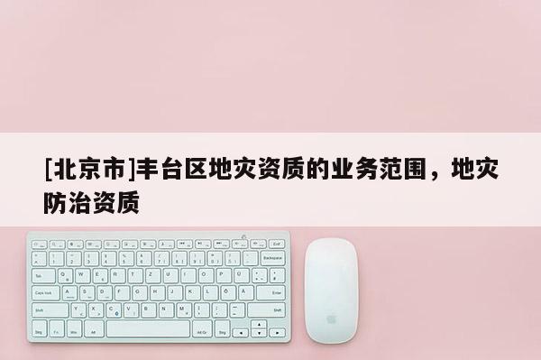 [北京市]丰台区地灾资质的业务范围，地灾防治资质