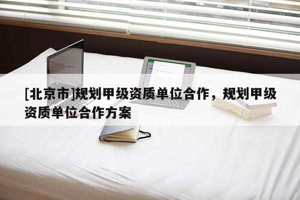 [北京市]规划甲级资质单位合作，规划甲级资质单位合作方案