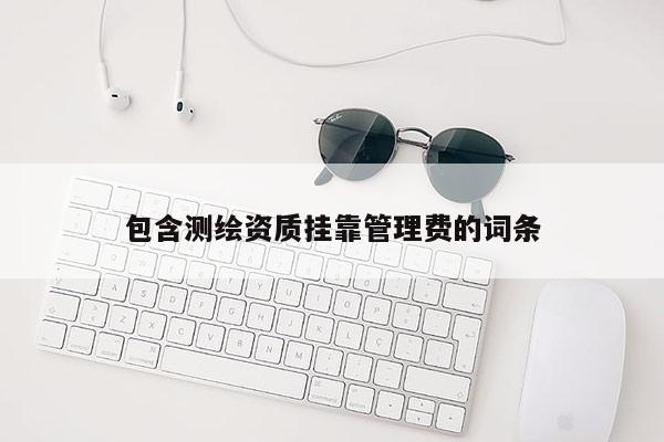 包含测绘资质挂靠管理费的词条